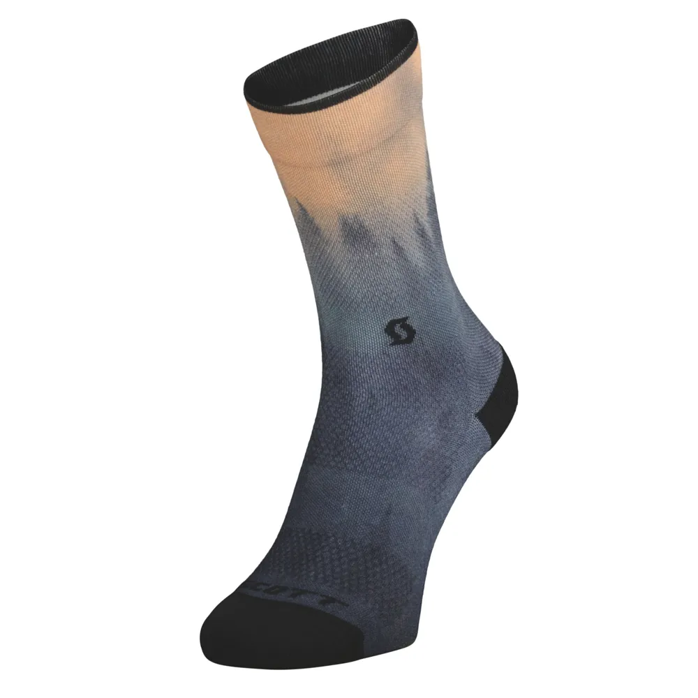 Scott Trail Tree Crew Sock beige/blue