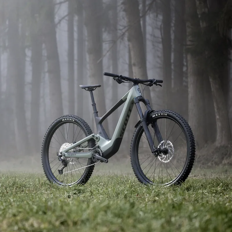 2025 Scott Voltage eRide 910 Mountain Bike - Undergrowth Green-1