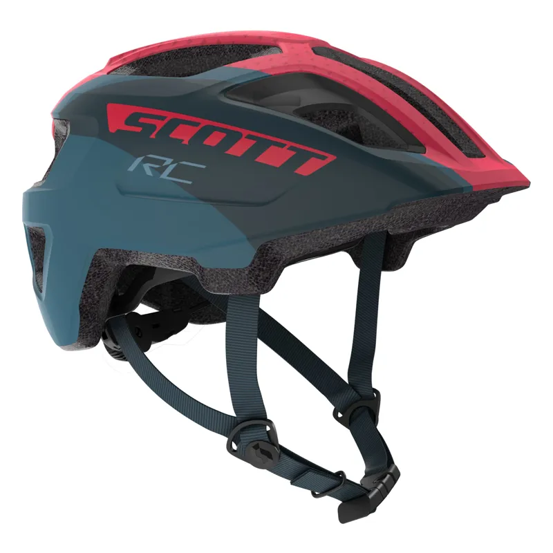 Scott Spunto Junior Cycle Helmet - Blue Pink