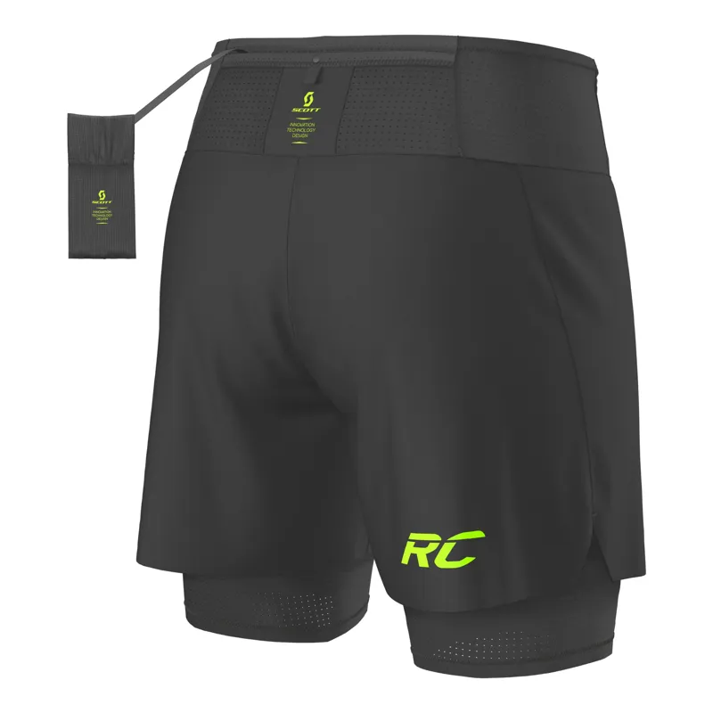 Scott Sports RC Hybrid Run Short Black Yellow-1
