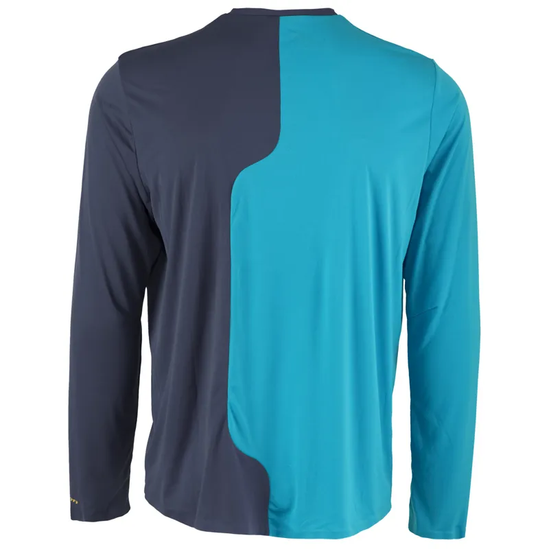 2016 Scott Trail Tech Long Sleeved Jersey Blue Nights / Hawaii Blue-1