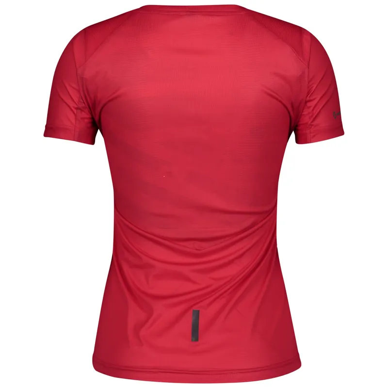 Scott Trail Run Shirt Short Sleeved - Pink Dark Grey-1