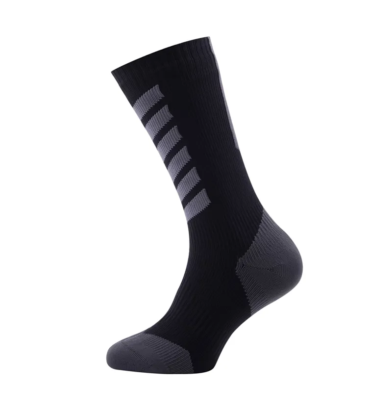 Sealskinz MTB Mid Mid Waterproof Socks With Hydrostop Black