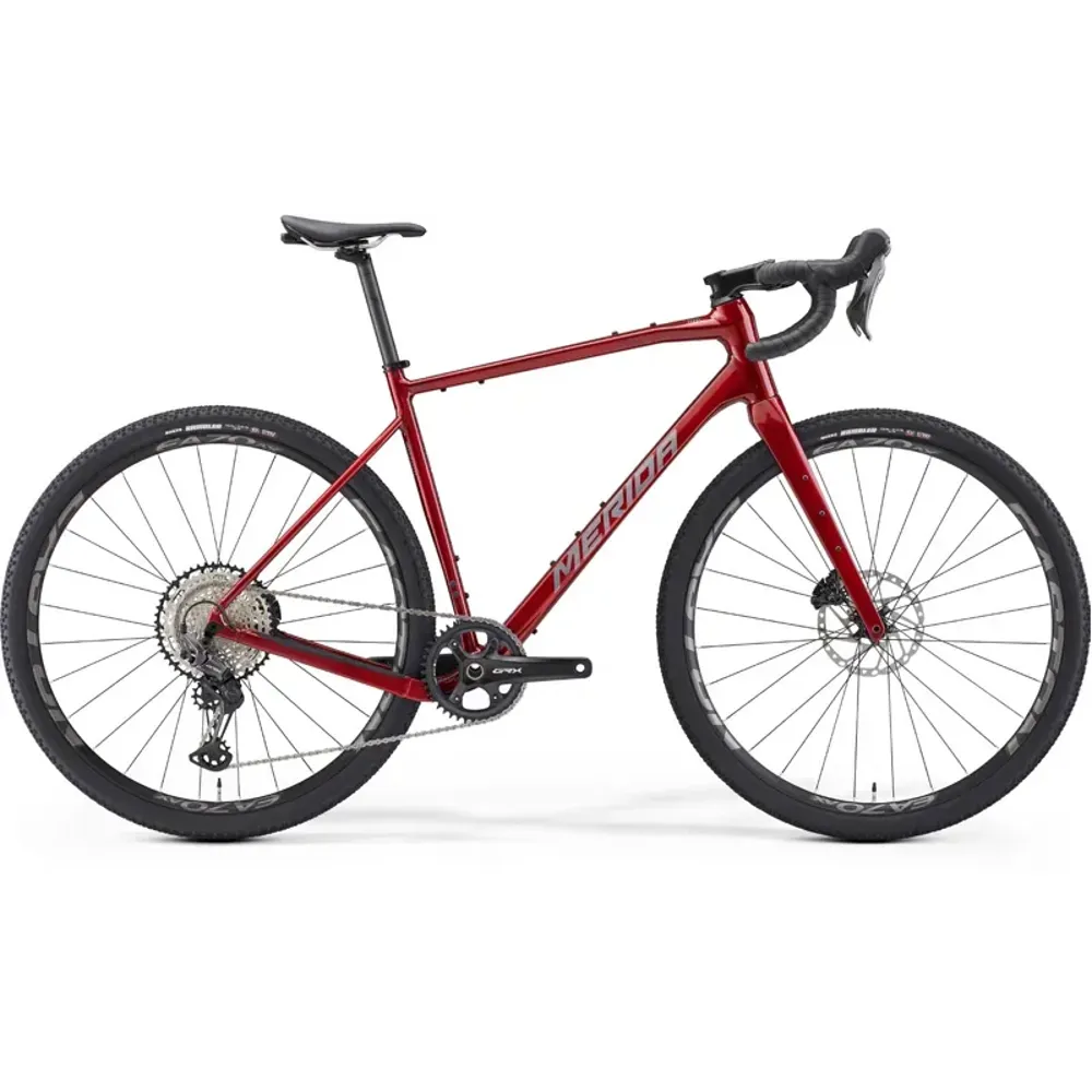 2025 Merida Silex 700 Gravel Bike - Dark Red Grey Red