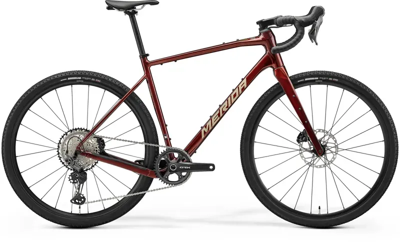 2026 Merida Silex 700 Gravel Bike - Elegant Wildberry High Cream