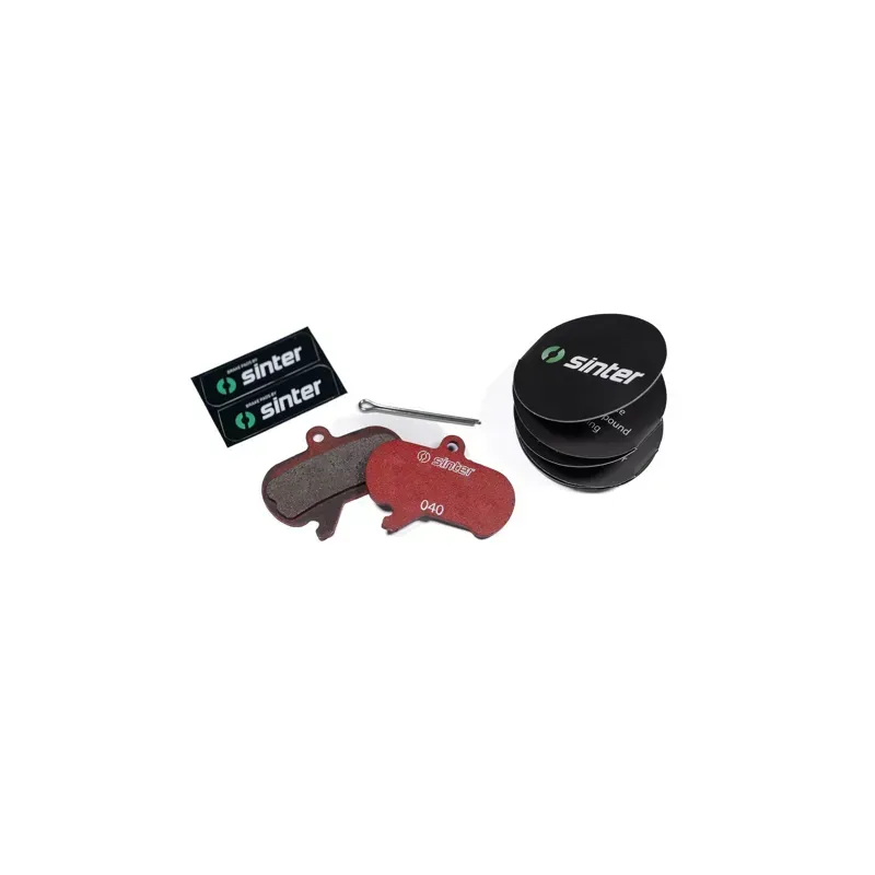 Sinter SRAM Maven Disc Brake Pads in Red