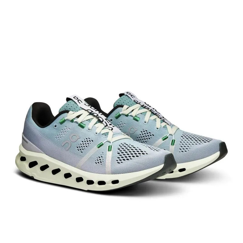 On Cloudsurfer Womens Road Running Shoes - Mineral Aloe-5