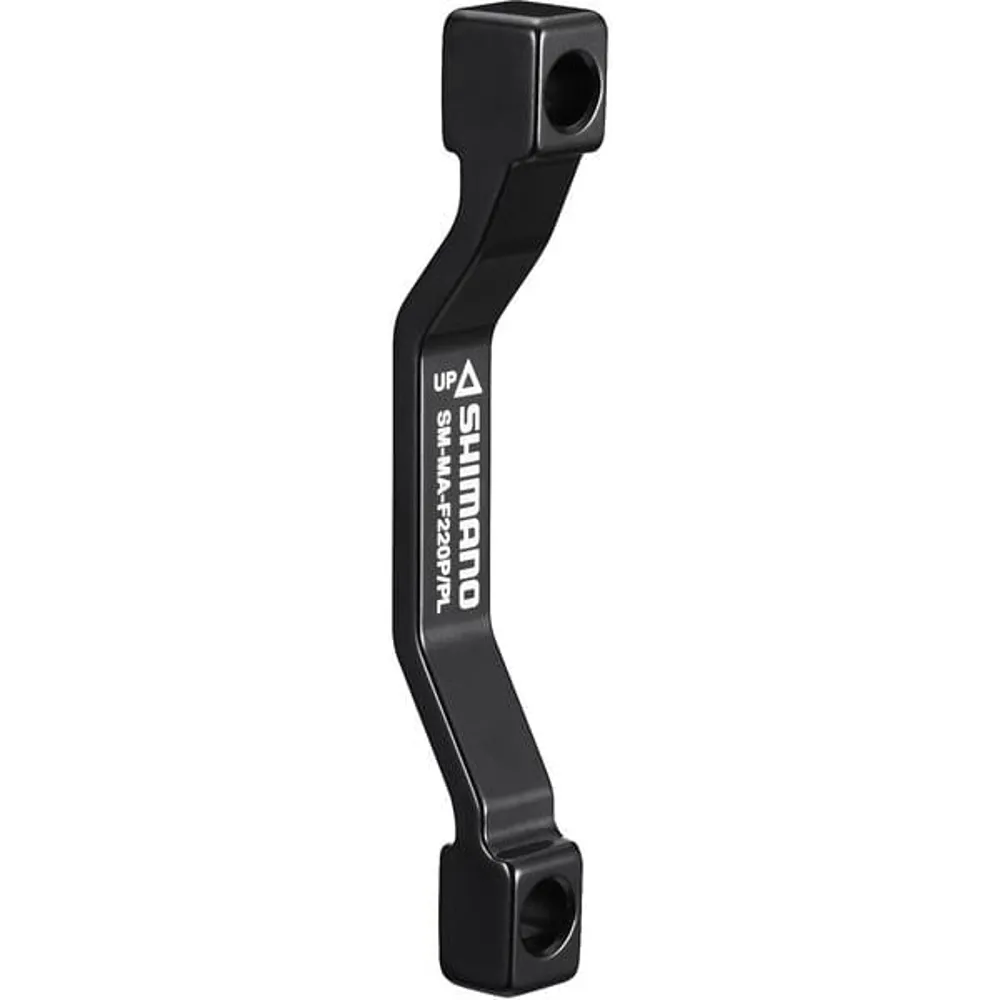 Shimano Spares Post to Post 203/220mm Front Mount Adaptor in Black