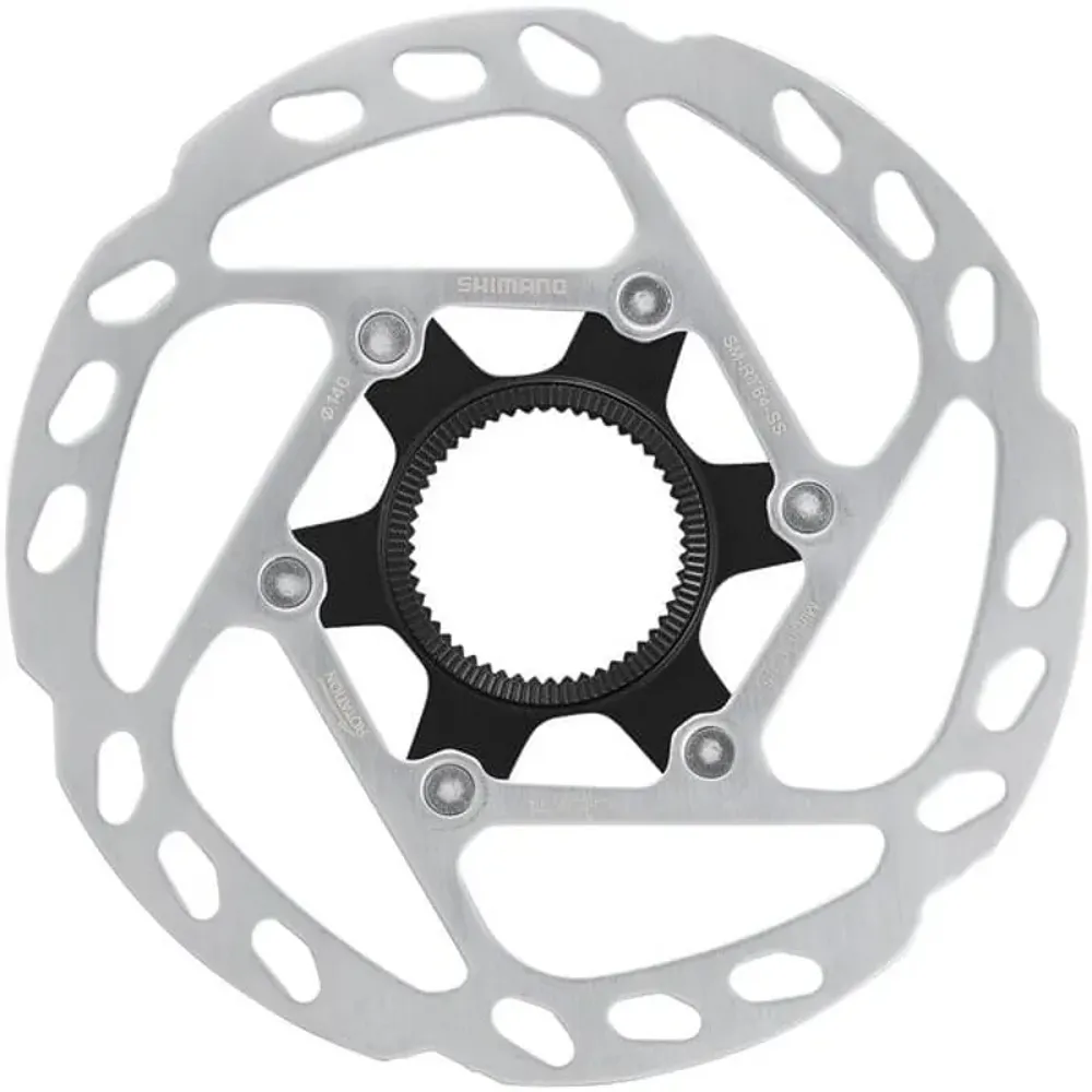 Shimano SMRT64 Rotor C/Lock 160mm Silver/ Black 160 mm