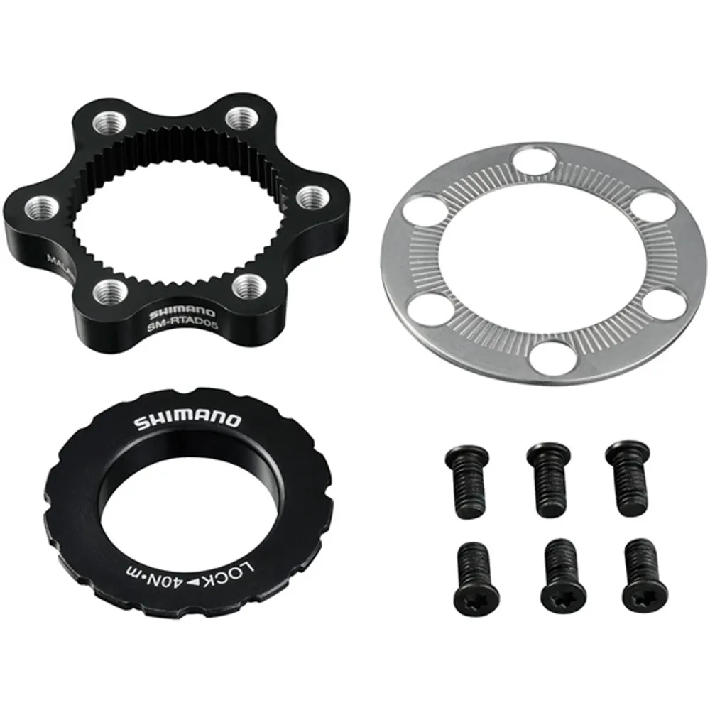 Shimano Spares RTAD05 6-bolt Rotor Centre-Lock Hub Disc Adapter