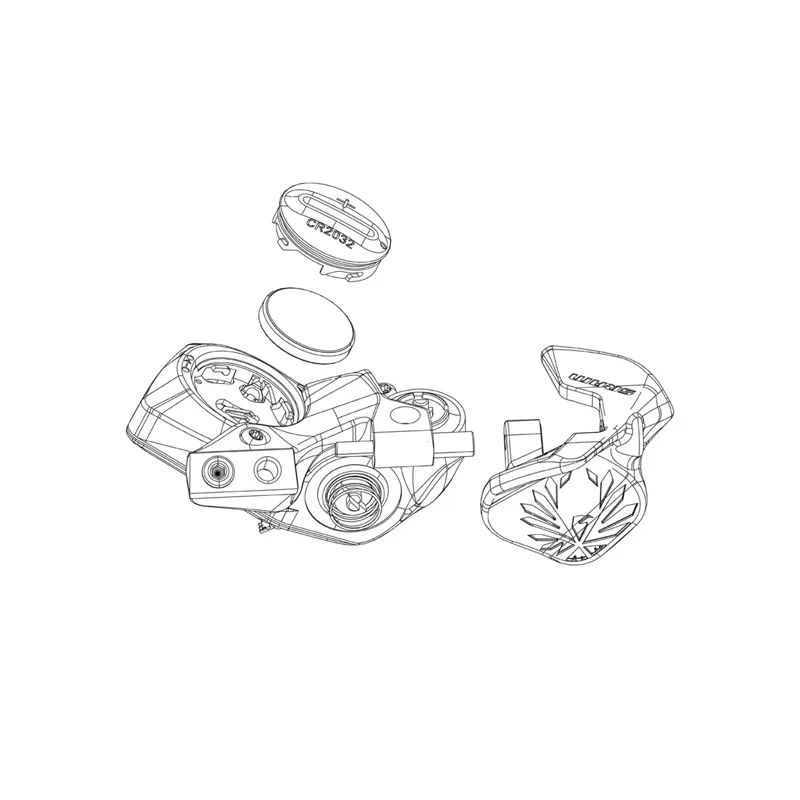 Sram Electronic Controller Pod Axs Battery Door Kit - Coin Slot Version - Including O- Ring: size