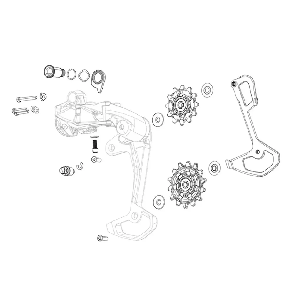 Sram Rear Derailleur Pulley Kit Apex1/NX 11 Speed