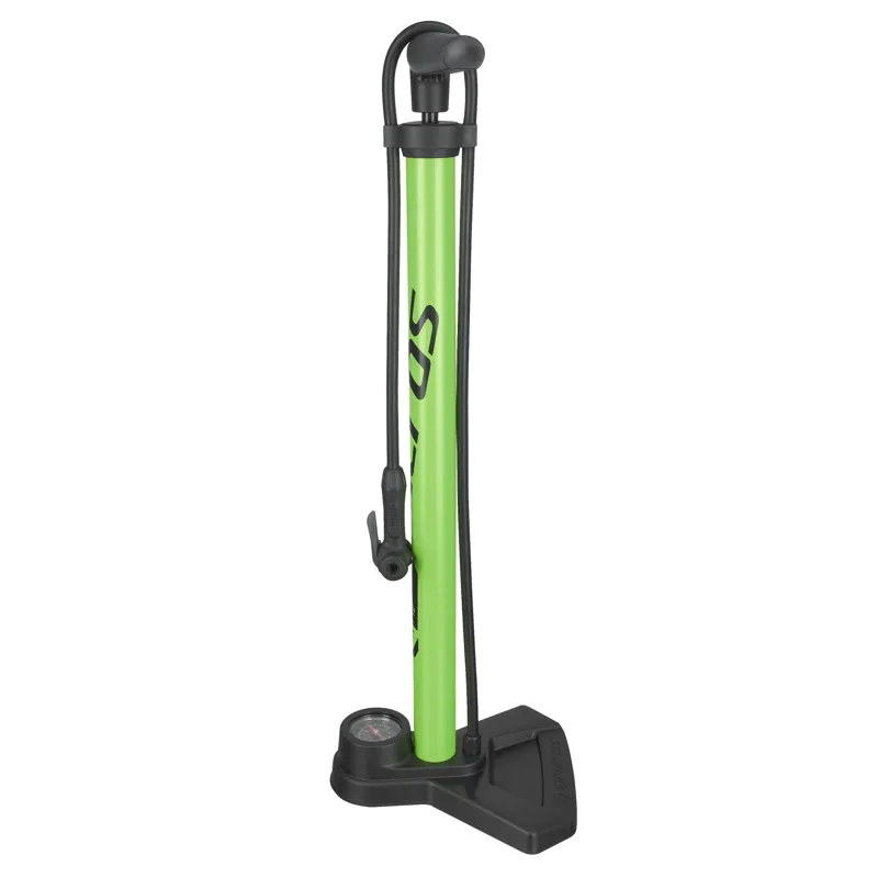 2015 Syncros FP3 HV Cycle Track Pump Green-1