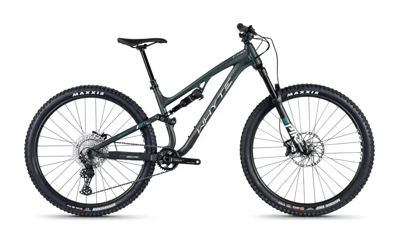 2025 Whyte T-140 S 29er Mountain Bike - Silver Matt Black