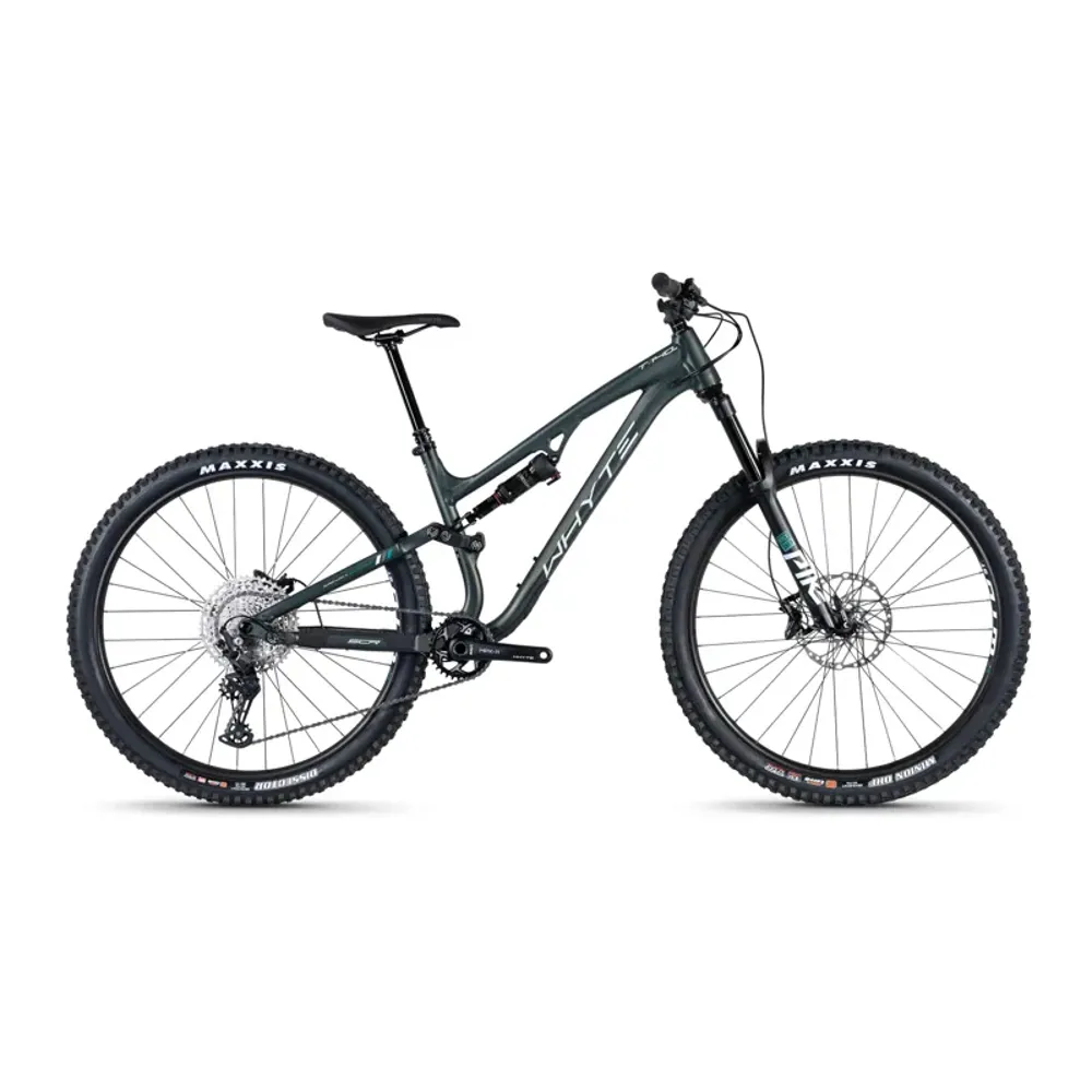2025 Whyte T-140 S 29er Mountain Bike - Silver Matt Black