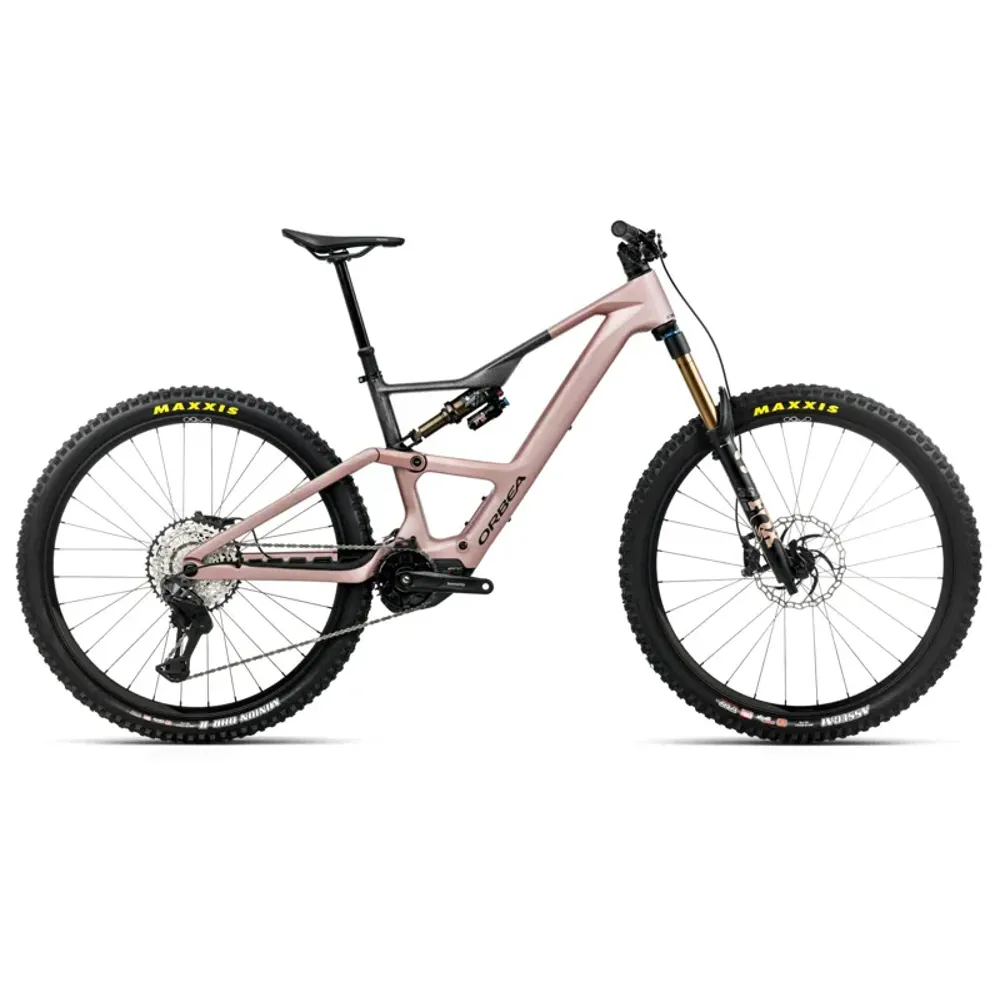 Orbea Rise Lt m10 630w Desert Rose - Carbon Raw Matt