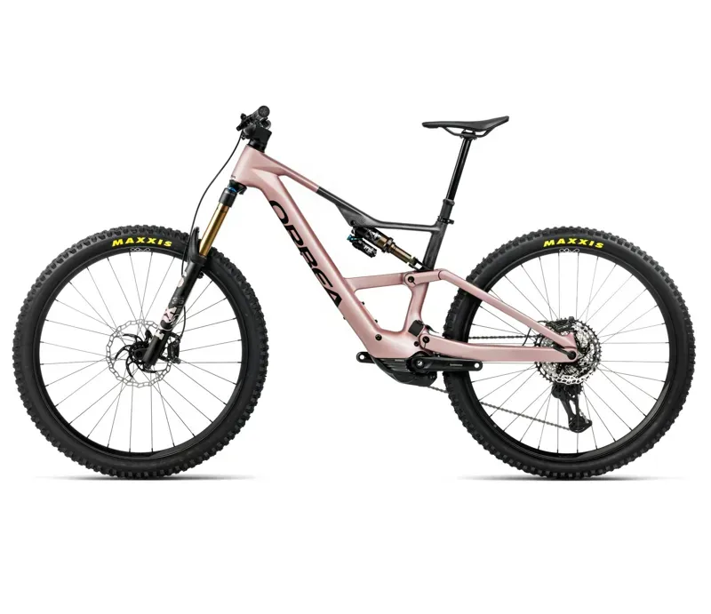 Orbea Rise Lt m10 630w Desert Rose - Carbon Raw Matt-1