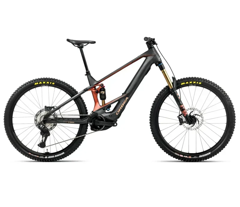 Orbea Wild M-Team E-MTB In Diamond Carbon View Matt/Mars Red Gloss