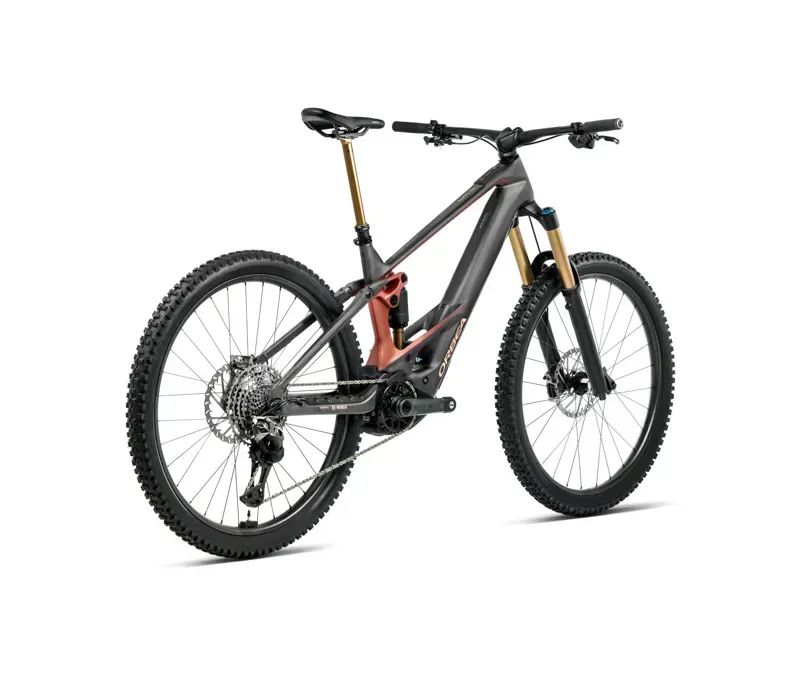 Orbea Wild M M10 E-MTB In Diamond Carbon View Matt/Mars Red Gloss-2