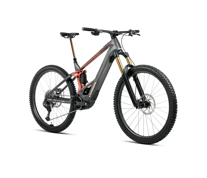 Orbea Wild M M10 E-MTB In Diamond Carbon View Matt/Mars Red Gloss-1