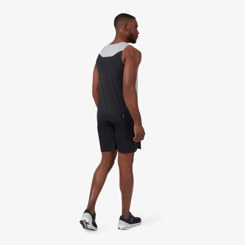 On Running Mens Tank T - Glacier Black-2