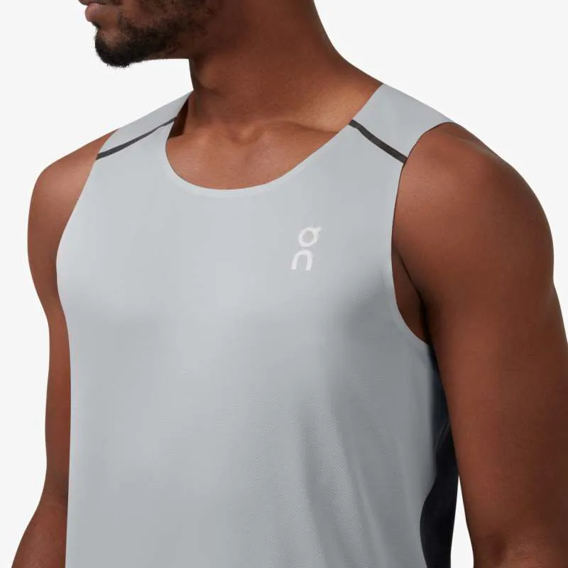 On Running Mens Tank T - Glacier Black-3