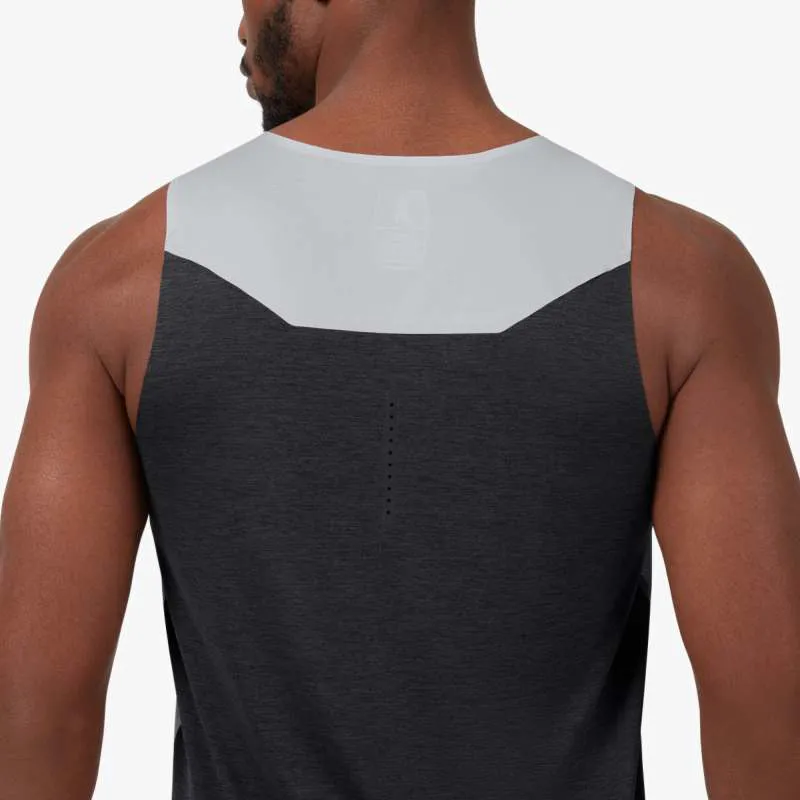 On Running Mens Tank T - Glacier Black-4