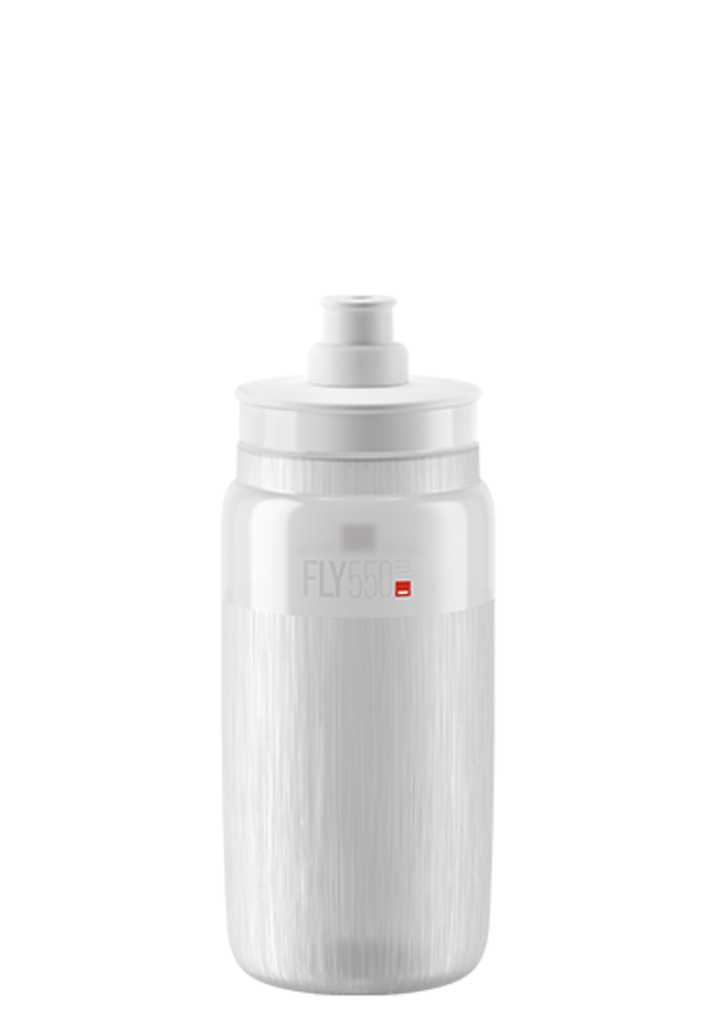 Elite Fly Tex Cycling Bottle - Clear White
