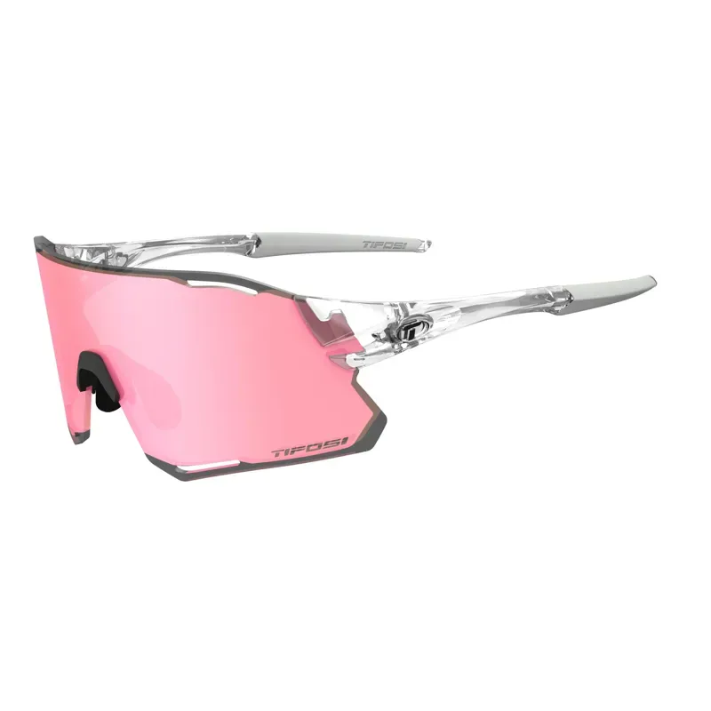 Tifosi Rail Race Interchangeable Clarion Lens Sunglasses - Crystal Clear