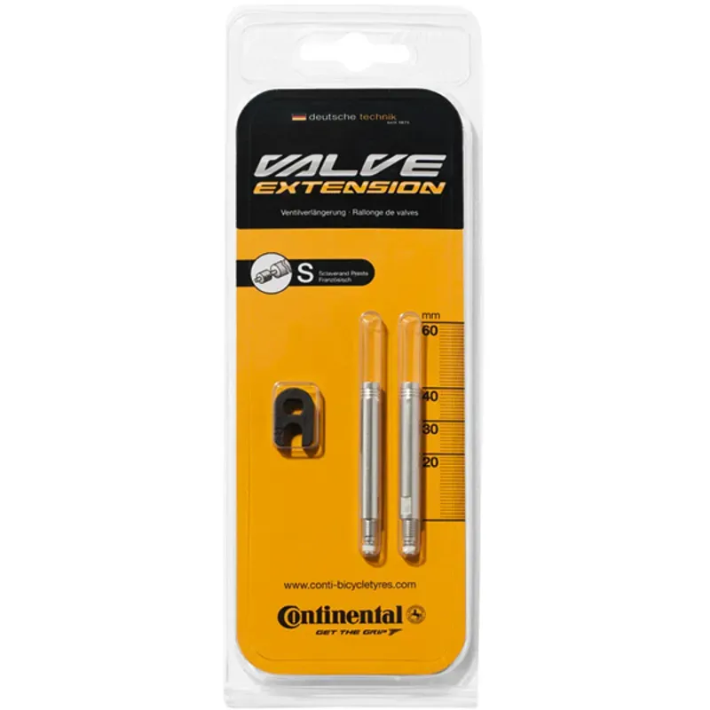 Continental 60mm Valve Extensions Aluminum 2pcs