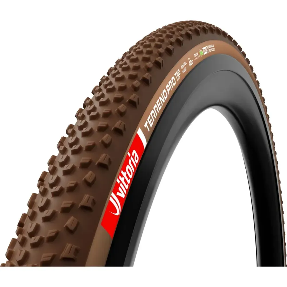 Vittoria Terreno Pro T60 Mixed Gravel TLR Tyre - 700x40c Brown