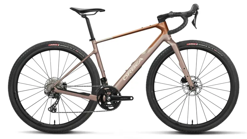 2027 Orbea Terra M35 Team Gravel Bike - Nickel Cinnamon