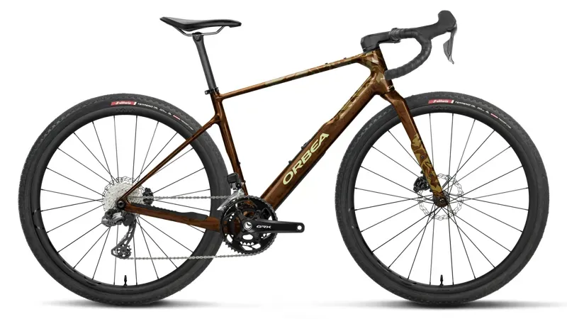 2027 Orbea Terra M20i Team Gravel Bike - Caramel Carbon View