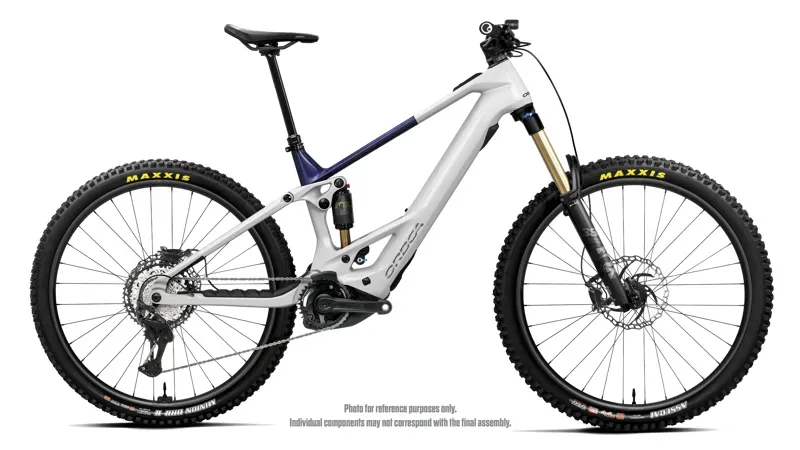 2027 Orbea Wild TR M20 Electric Mountain Bike - White Chic Tanzanite Evo CView