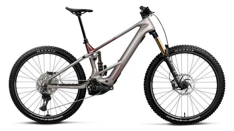 2027 Orbea Wild TR M-Team Electric Mountain Bike - Desert Rose Burning Ashes CView