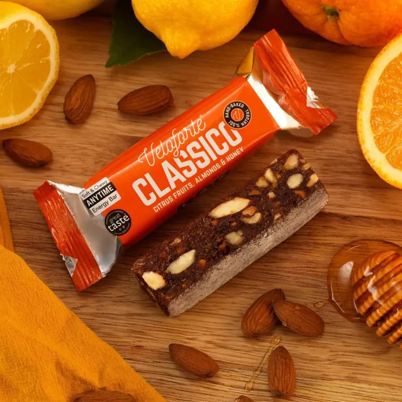 Veloforte Classico Energy Bar - Citrus Fruits Almonds and Honey-1