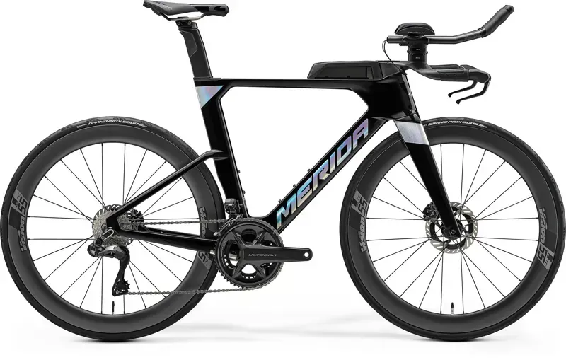 2025 Merida Time Warp Tri Limited TT Triathlon Bike - Black