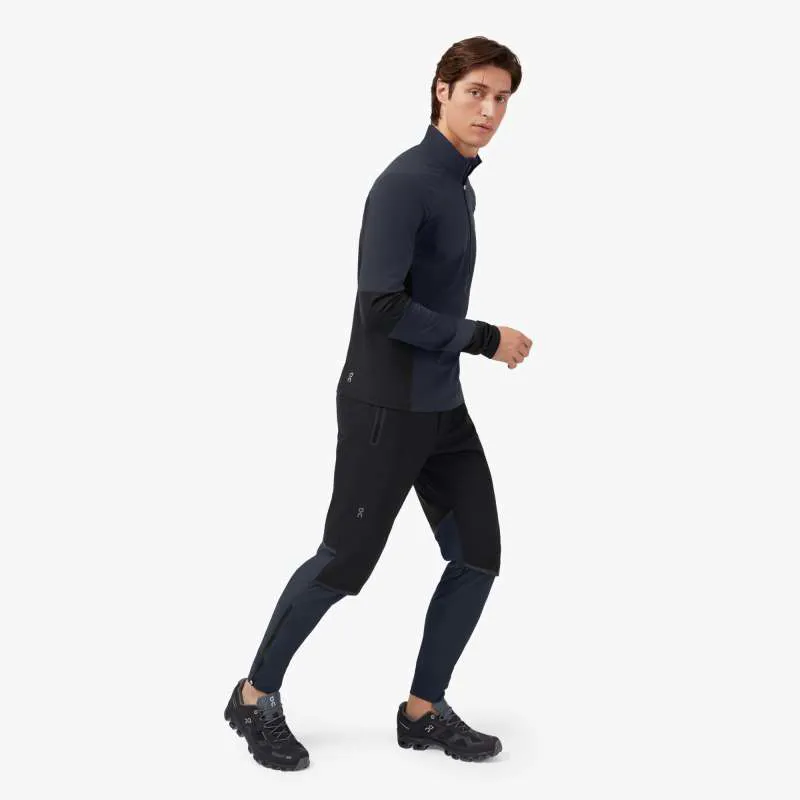 On Running Mens Waterproof Pants - Black Navy-1