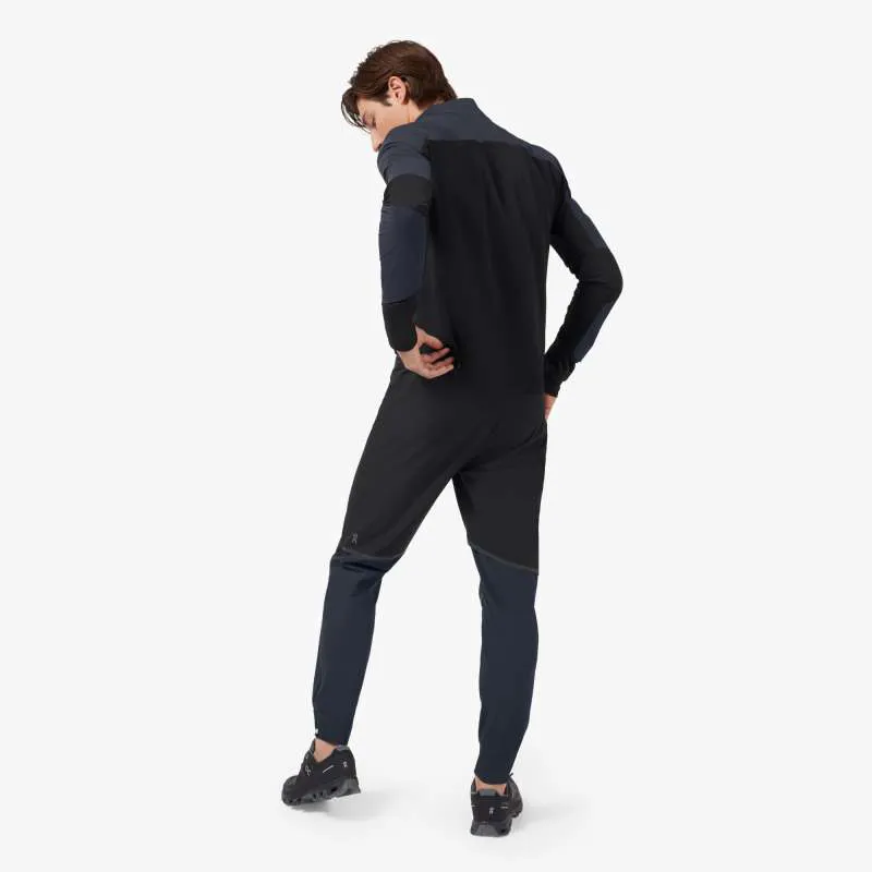 On Running Mens Waterproof Pants - Black Navy-2