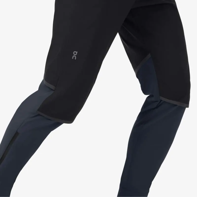 On Running Mens Waterproof Pants - Black Navy-5