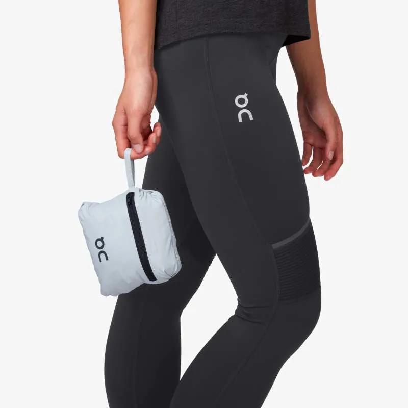 On Running Womens Weather Jacket - Grey White-5