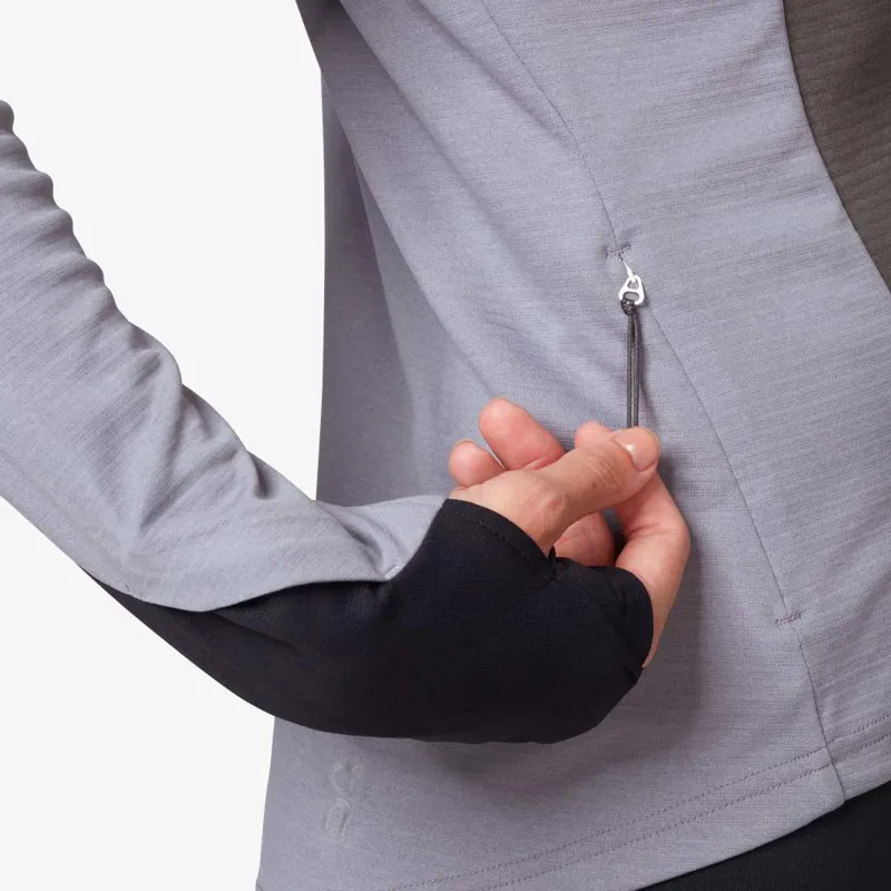 On Running Womens Weather Long Sleeved Shirt - Fossil Rock-4