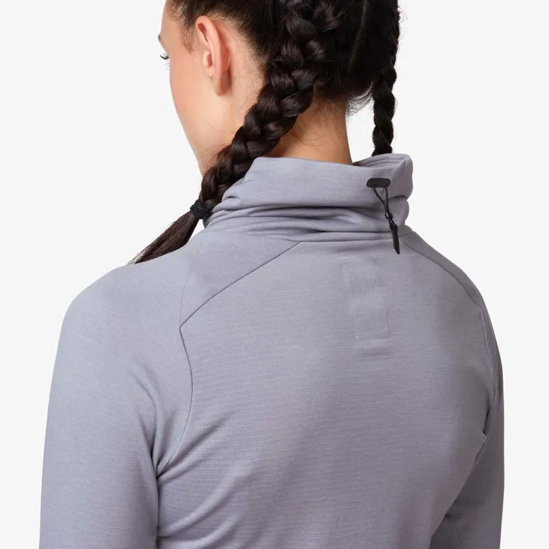 On Running Womens Weather Long Sleeved Shirt - Fossil Rock-5