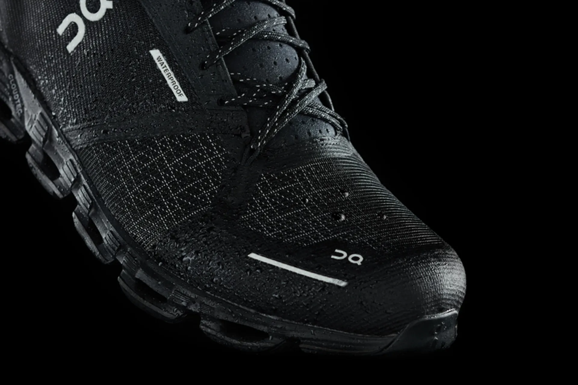 On CloudFlyer Waterproof Womens Support Running Shoe Run Ride