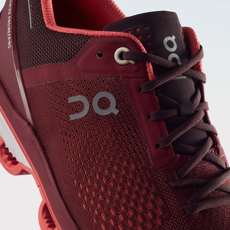 On Cloudsurfer Womens Road Running Shoe Mulberry Coral-6