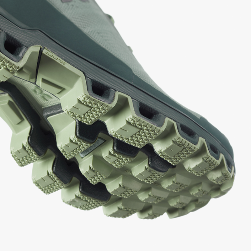 On Running Cloudventure Womens Trail Running Shoe - Moss Olive-2