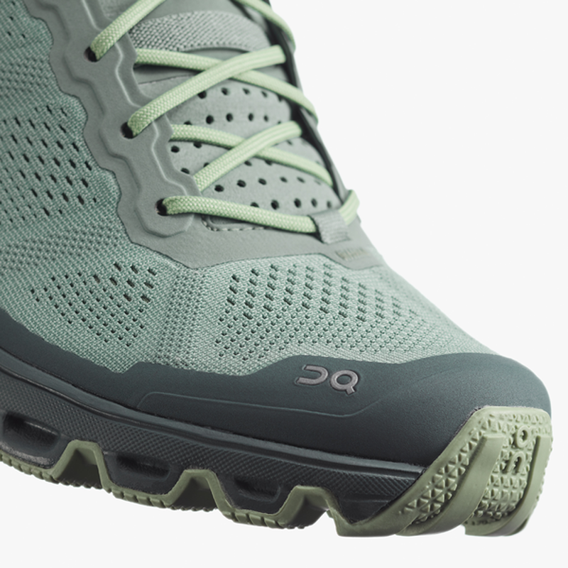 On Running Cloudventure Womens Trail Running Shoe - Moss Olive-6