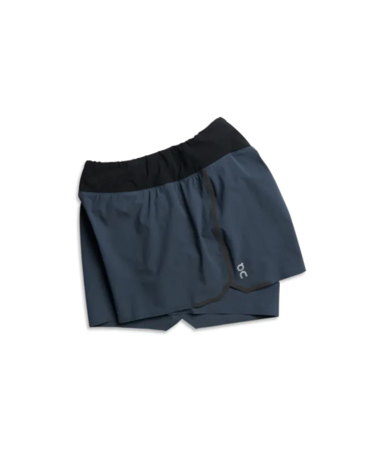 On Running Lightweight Shorts Womens Navy Black