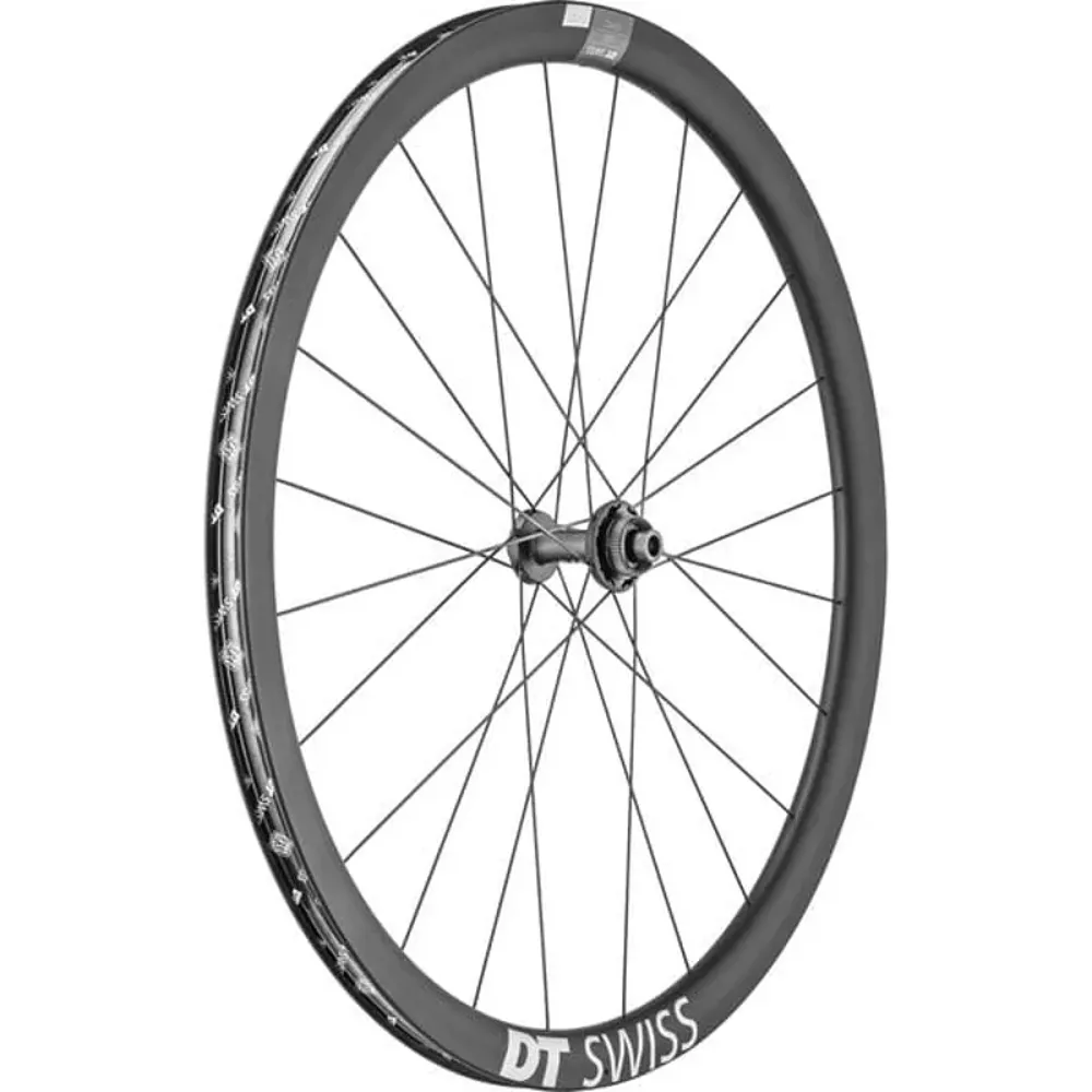 DT Swiss ERC 1400 DICUT Disc Brake Front Wheel - 35mm Carbon Clincher 12x100mm