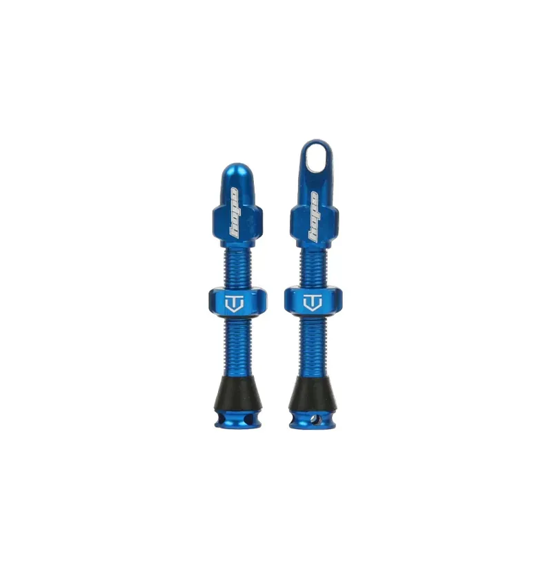 Hope Tubeless Valves Pair - 40mm - Blue
